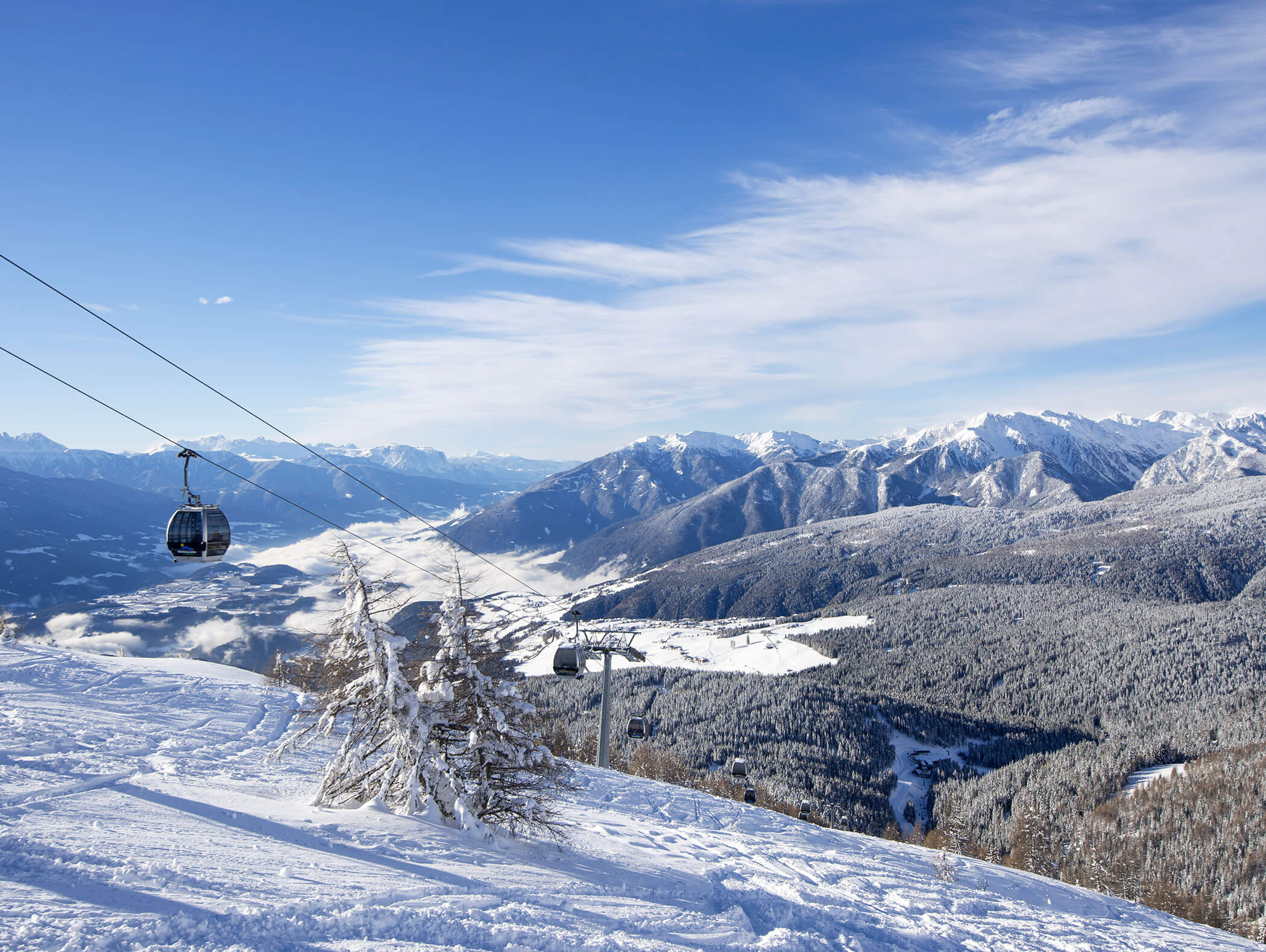 Die Gondeln vom Skigebiet Gitschberg-Jochtal - Hofer